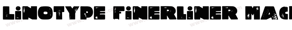 Linotype Finerliner Macro字体转换